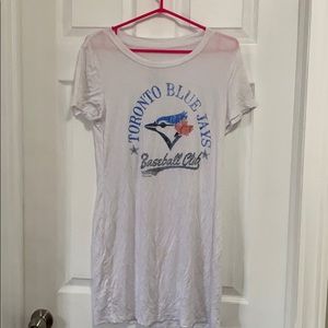 Blue Jays t-shirt dress size XS MLB official